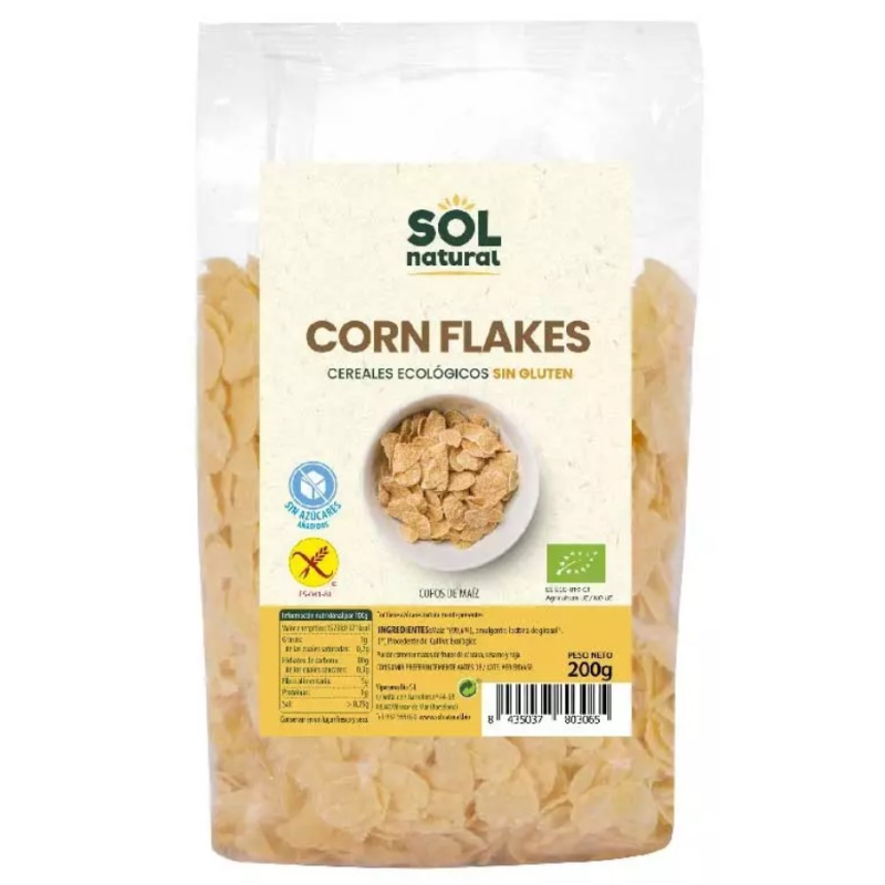 Corn flakes sin gluten sol natural 200g