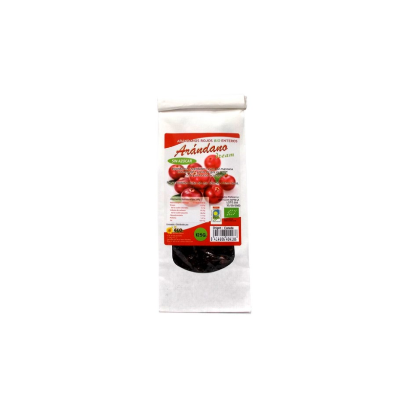 Arandanos rojos enteros eco dream foods 125g