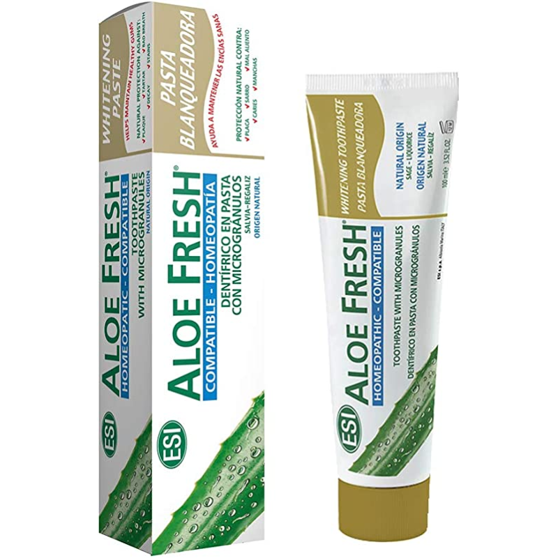 Aloe fresh dentifrico blanqueador homeopatico esi