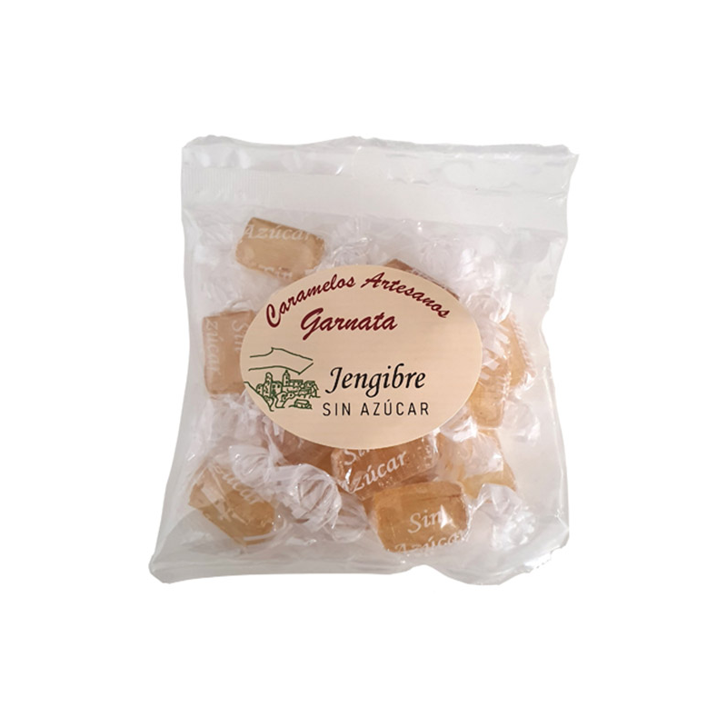 Caramelos jengibre sin azucar 100g garnata