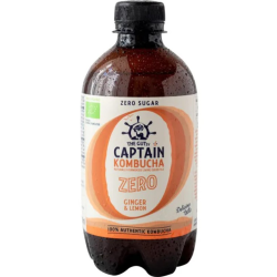 Captain kombucha  jengibre limon zero 400ml bio