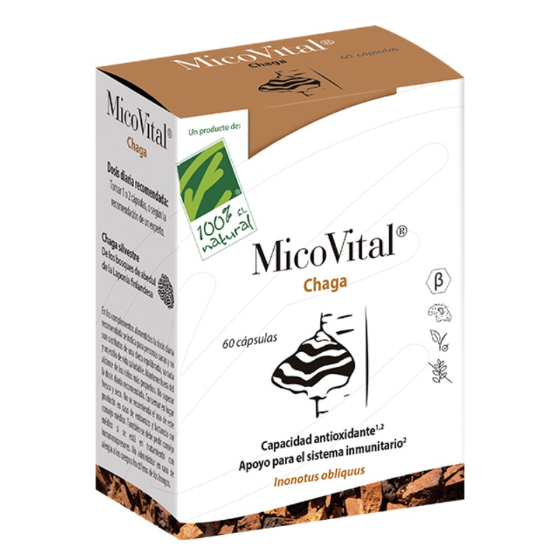 Micovital chaga 60cap 100% natural