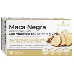 Maca negra vit b6 selenio zinc 30cap natysal