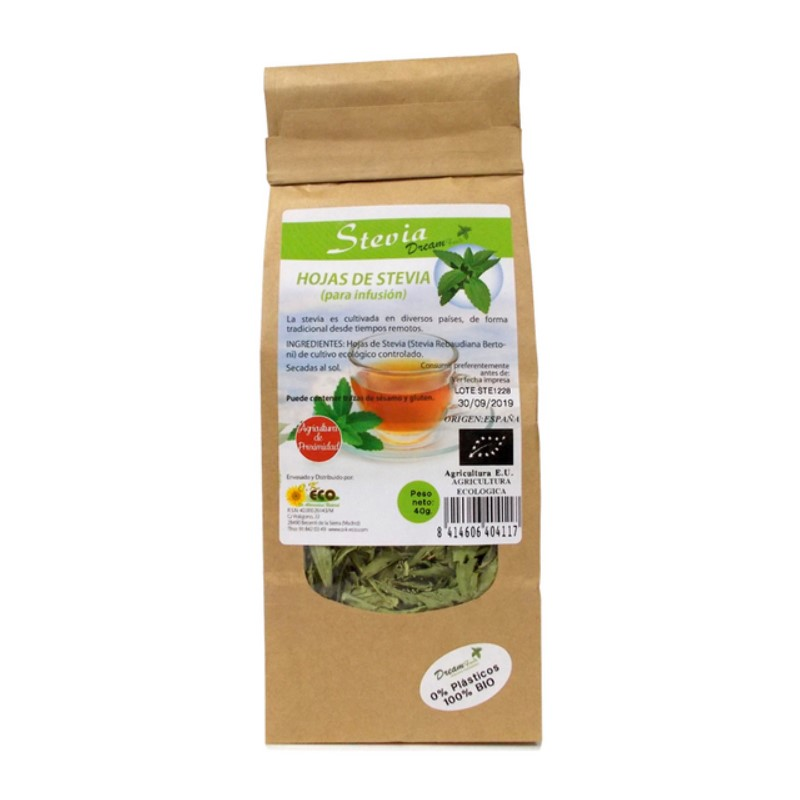 Stevia hojas 40g dream foods eco