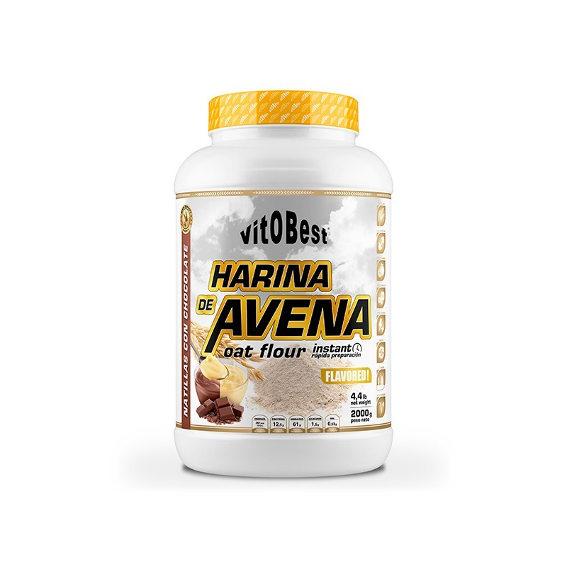 Harina avena natillas de chocolate 2kg vitobest