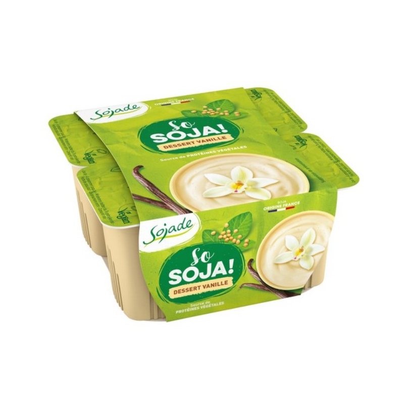 Sojade vainilla pack 4 x100g bio