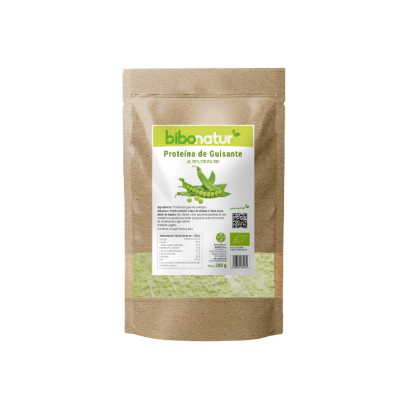 Proteina guisante 80% cruda 200g bibonatur