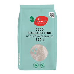 Coco rallado fino bio el granero 200g