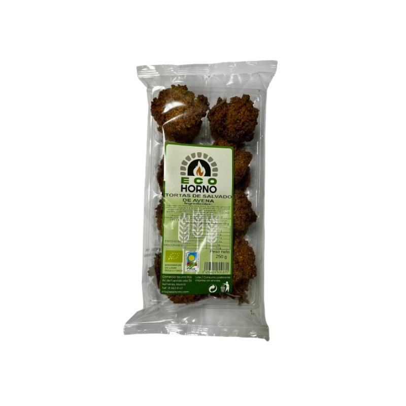 Tortas salvado avena 250gr eco-horno