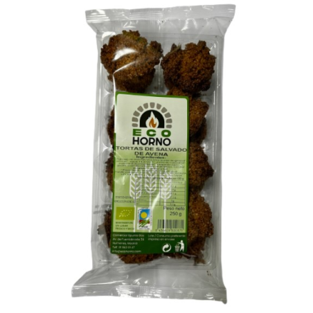 Tortas salvado avena 250gr eco-horno