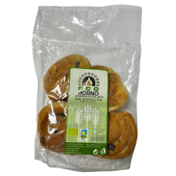 Caracolas espelta con mantequilla 250g eco-horno