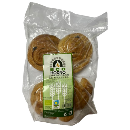 Caracolas espelta con margarina 250g eco-horno