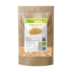 Semillas lino dorado triturado 250g bio bibonatur
