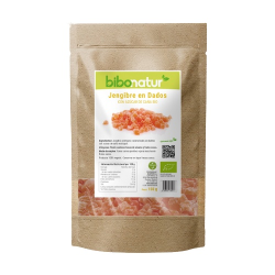 Jengibre dados azucar caña bio 150g bibonatur