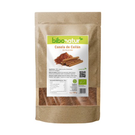 Canela ceilan polvo bio 150g bibonatur
