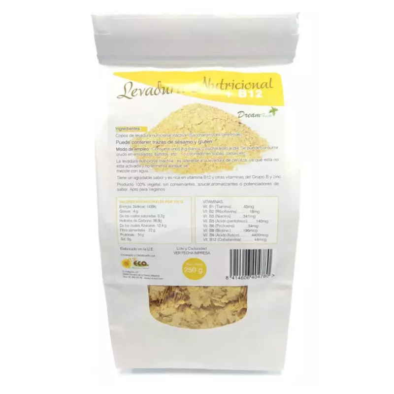 Levadura nutricional b12 dream foods 250g