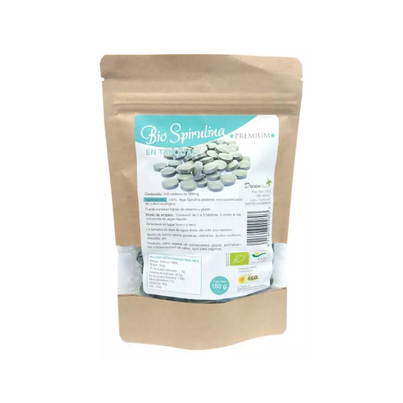 Spirulina 300 tab dream foods eco