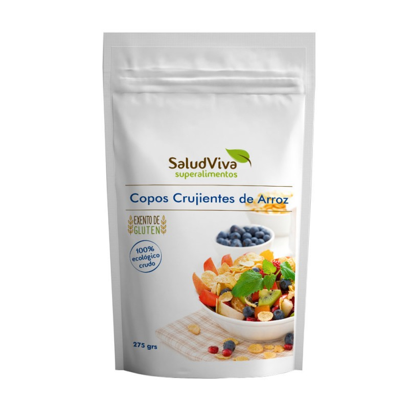 Copos crujientes de arroz 275g eco salud viva