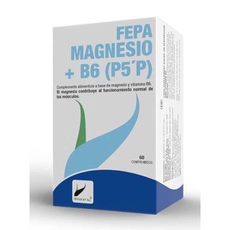 Fepa magnesio + b6 (p5´p) 60comp fepadiet