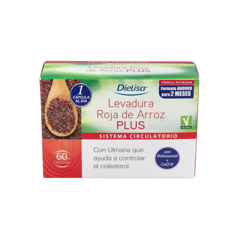 Levadura arroz rojo 60cap dietisa