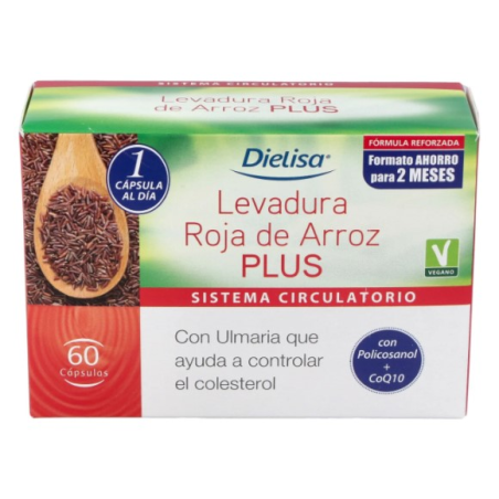 Levadura arroz rojo 60cap dietisa