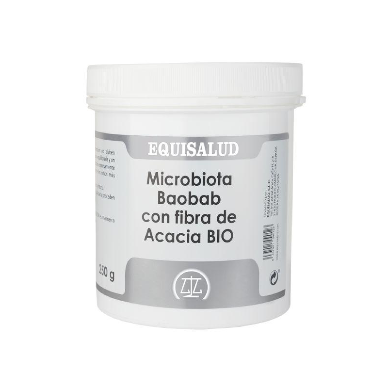Microbiota baobab fibra acacia bio 250g equisalud