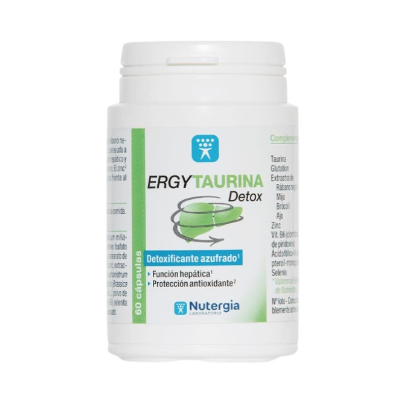 Ergytaurina detox 60capt.  nutergia