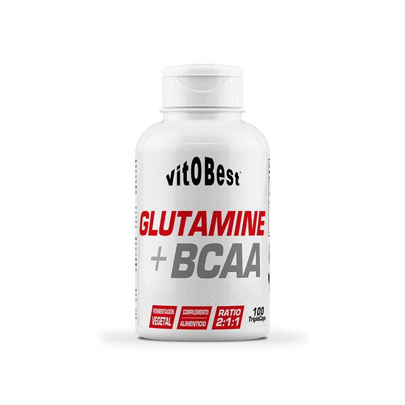 Glutamine + bcaa 100triplecaps vitobest