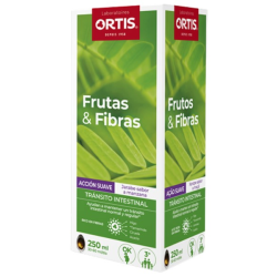 Frutas y fibras jarabe 250ml ortis.
