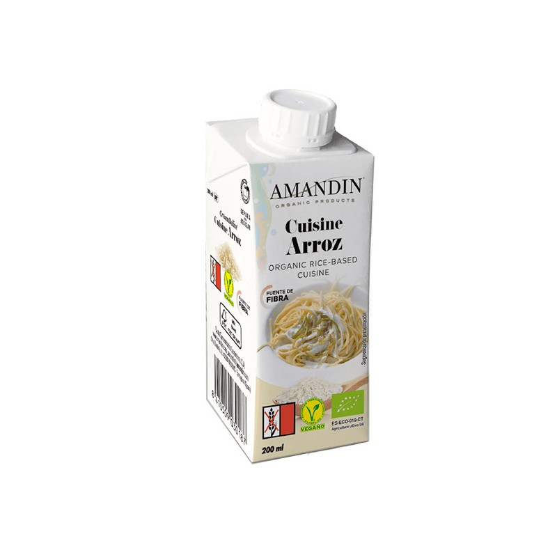 Cousine arroz salsa vegetal amandin 200ml