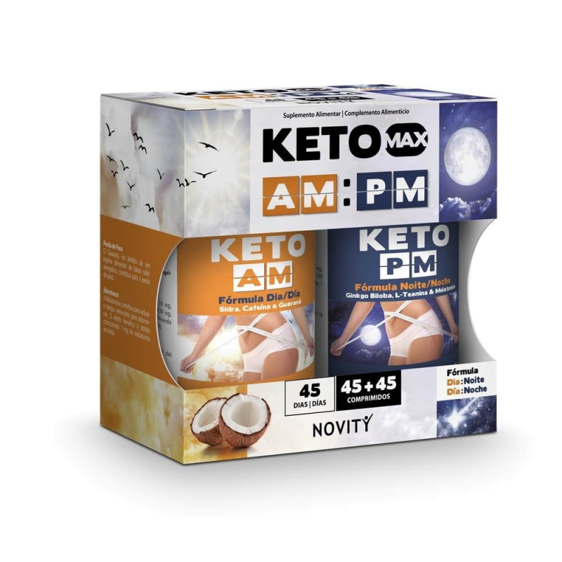 Keto am pk 45+45 cap novity dietmed