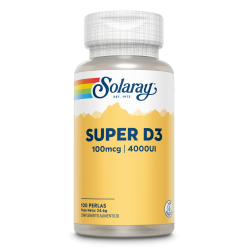 Super d3 4000ui 100mcg 100perlas solaray