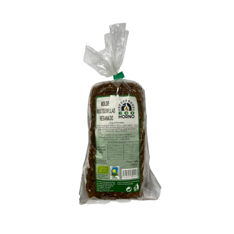 Molde multisemillas rebanado 450g eco-horno