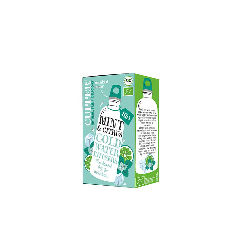 Cupper infusion fria menta citricos 10unid