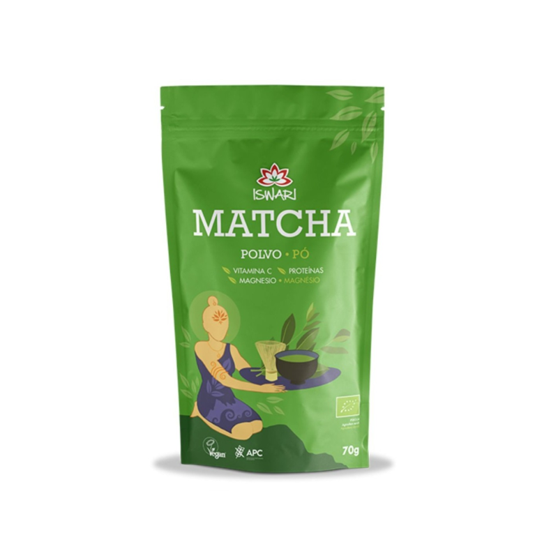 Iswari matcha polvo bio 70g
