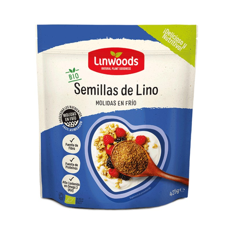 Linwoods semillas lino molidas 675g bio