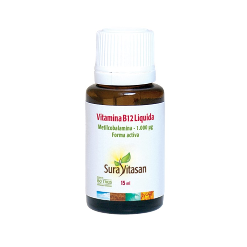 Vitamina b12 metilcobalamina 15ml sura vitasan