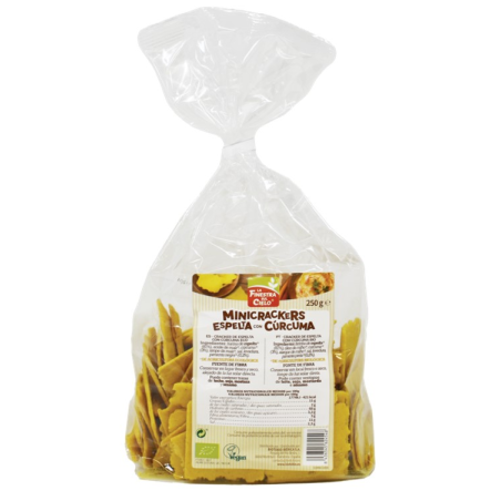Minicrackers espelta curcuma 250g la finestra
