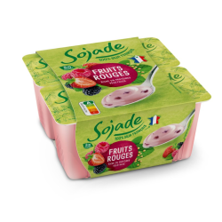 Sojade frutos rojos pack 4 x 100ml bio