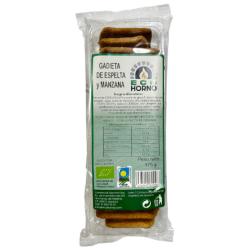 Galletas espelta y manzana 175g eco-horno