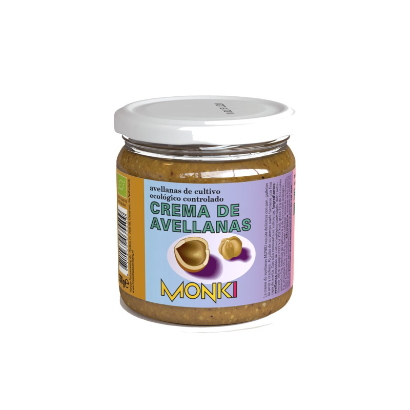 Crema avellanas 330g bio monki