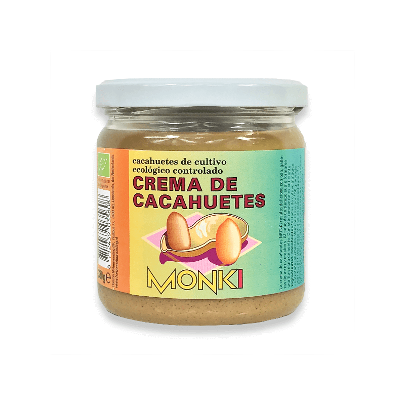Crema cacahuete 330g monki