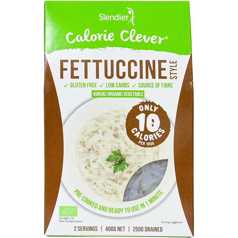 Pasta konjac fettucine s/g 400gr bio