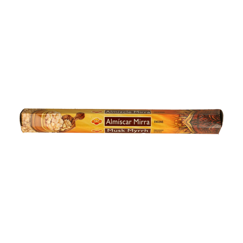 Incienso stick almizle y mirra sac 20 varillas