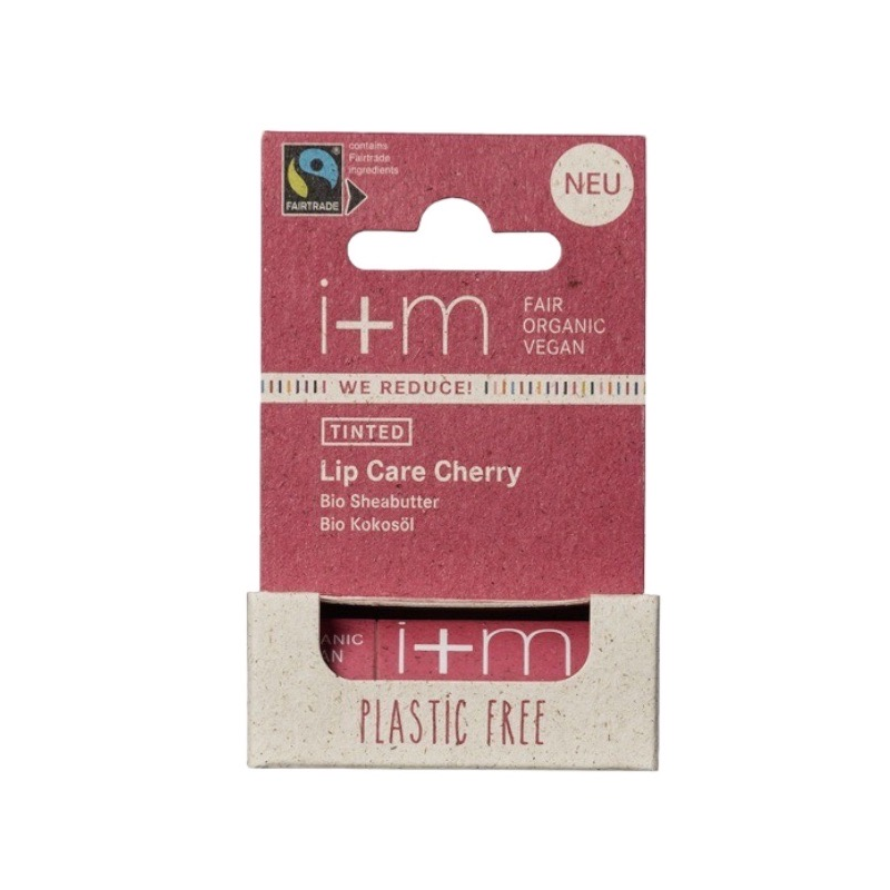 Balsamo labial color cereza i+m