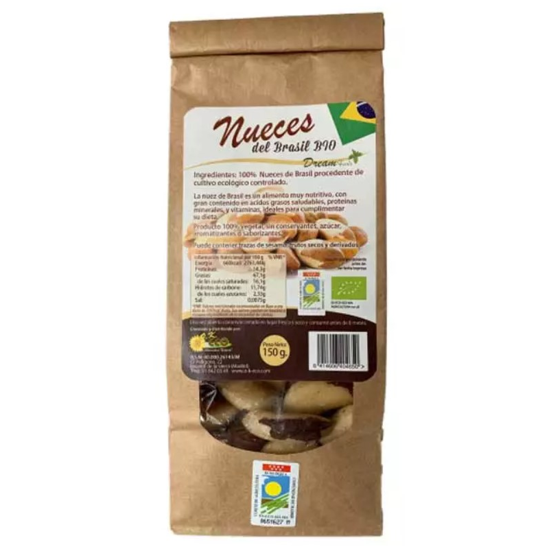 Nueces de brasil bio dream foods 150g