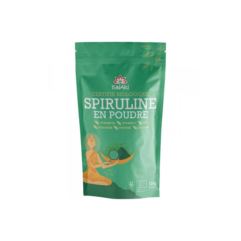 Iswari spirulina polvo bio 125g