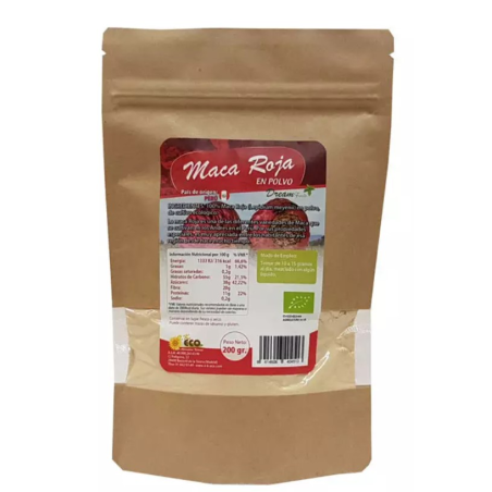 Maca roja polvo 200g eco dream foods