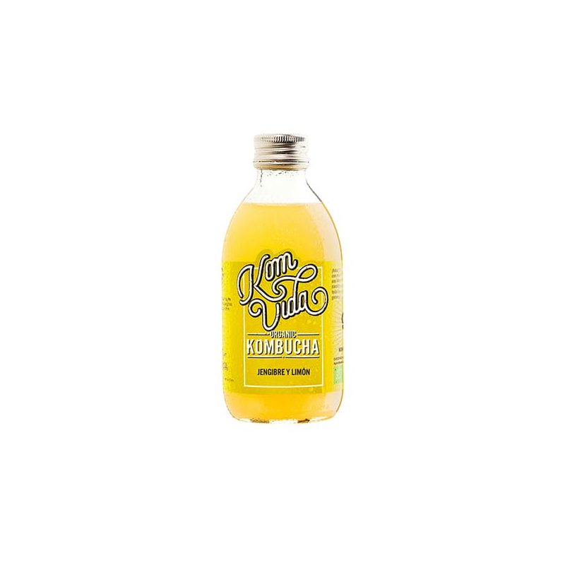 Kombucha jengibre limon gingervida 250ml komvida