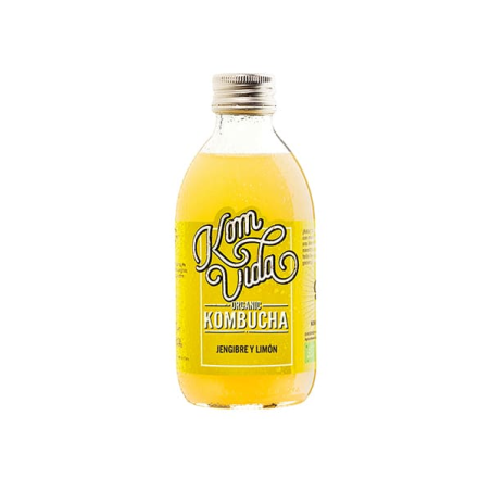 Kombucha jengibre limon gingervida 250ml komvida